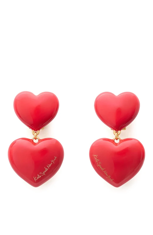 Kate Spade New York HEART YOU double drop earrings