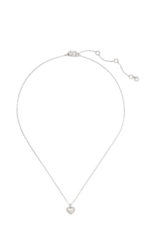 Kate Spade New York Heart You Delicate Mini Pendant, Silver