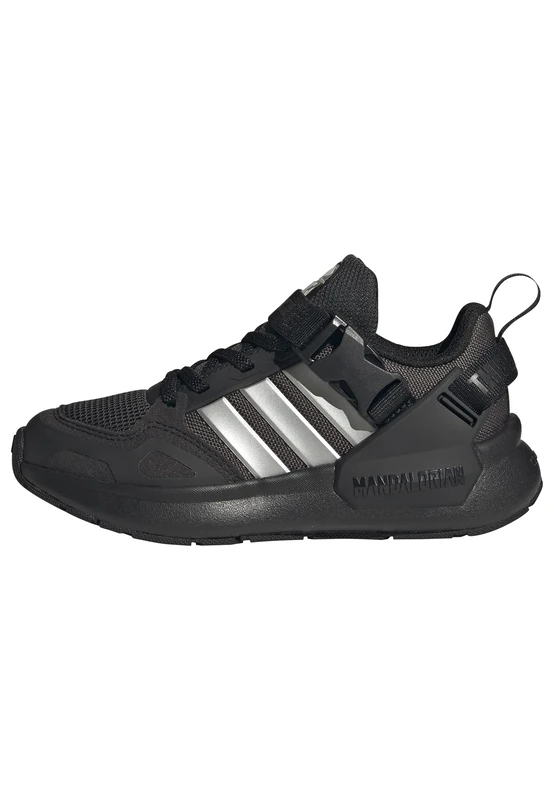 adidas Unisex Kids Star Wars Mandalorian Runner Shoe Kids, Carbon/Silver Metallic/Core Black, 12.5 UK Child