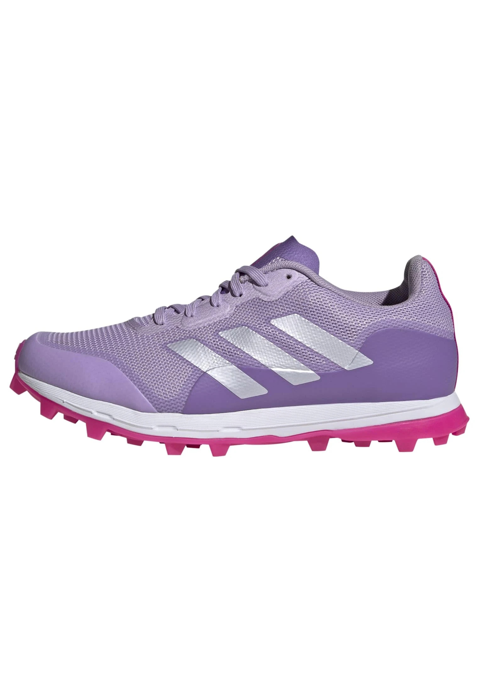 adidas Women's Fabela Zone Hockey Shoes, Powder Plum/Aurora Met. / Aurora Plum, 5.5 UK