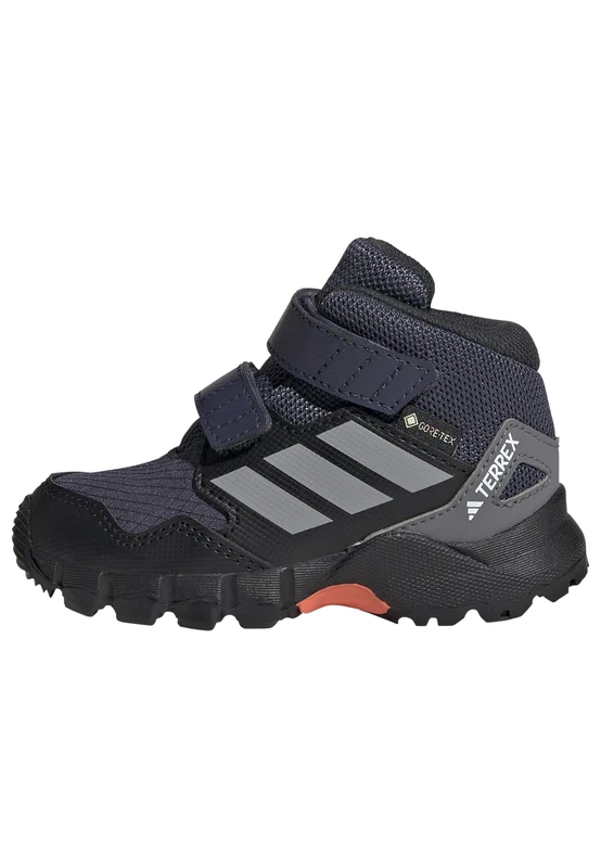 adidas Unisex Baby Terrex Skychaser Mid Gore-TEX Hiking Shoes Kids, Shadow Navy/Grey Three/Semi Impact Orange, 9.5 UK Child