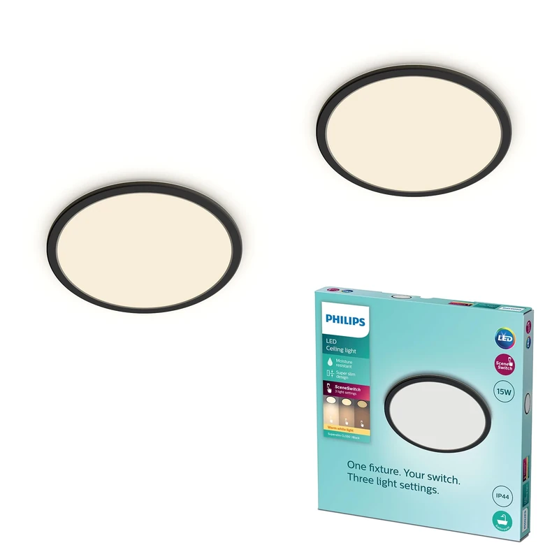 Philips Lighting Ceiling Light, Black