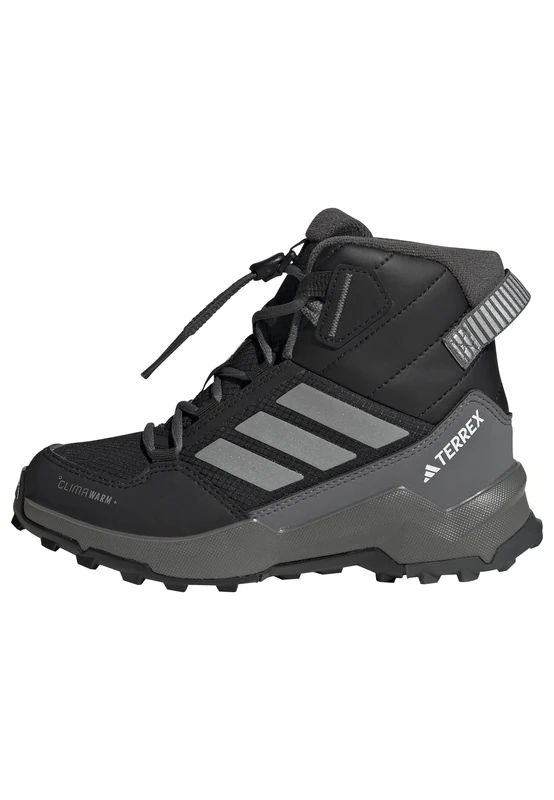 adidas Unisex Kinder Terrex AX4R Mid Climawarm+ Hiking Shoes Kids, core Black/Matte Silver/Grey six, 31 1/2 EU