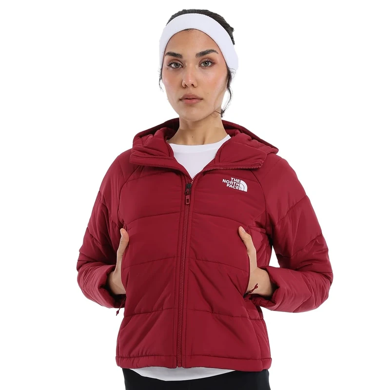 The North Face Women's Hyalite Synthetic Hoodie Jacket, Beetroot, L