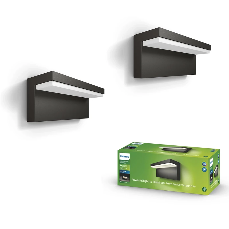 Philips Lighting Wall Lantern, Anthracite