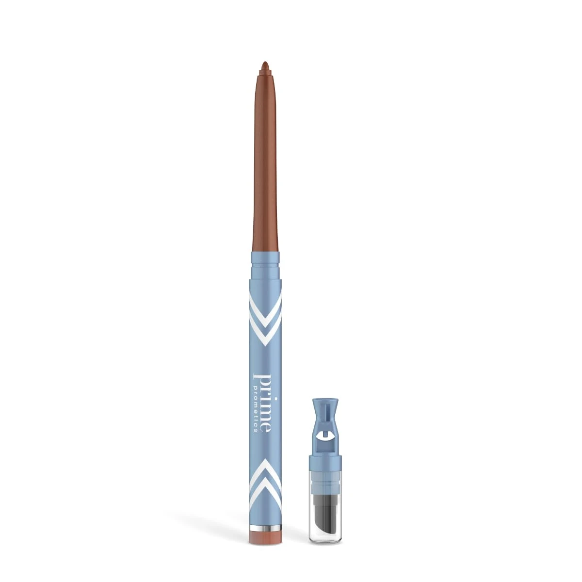 Prime Prometics PrimeEyes Glide Eyeliner for Mature Women – Waterproof, Long-Stay and Mess-Proof – Gel Cream Texture, Discreet Sharpener and Effective Smudger (Copper Metallic)