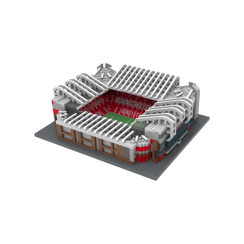 FOCO Officially Licensed Manchester United FC Old Trafford BRXLZ Stadium 3D Bricks Construction Toy Model