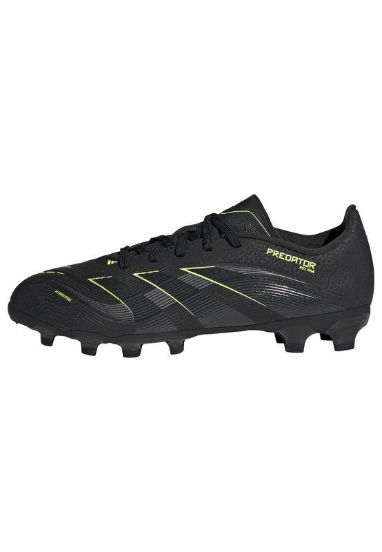 adidas Unisex League Multi Ground Football Boots Kids, core Black/Carbon/Lucid Lemon, 2 UK