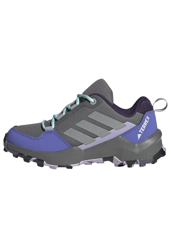 adidas Unisex Kids Terrex AX4R Hiking Shoes, Grey Four/Matte Silver/semi Flash Aqua, 5 UK