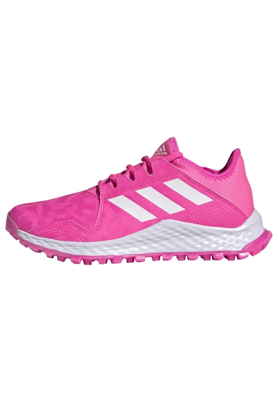 adidas Hockey Youngstar Shoes, Lucid Pink/Cloud White/Core Black, 4.5 UK Child - Image 1