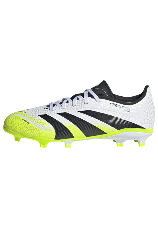 adidas Unisex League Firm Ground/Multi Ground Football Boots Kids, Cloud White/Core Black/Lucid Lemon, 13.5 UK Child