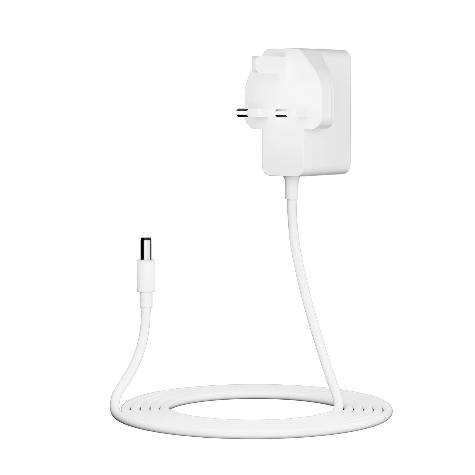 Heblumin 12V Power Adapter Compatible with BT-Openreach EchoLife-HG612-Fibre-optic-Modem Power Cable for ONT ECI Modem 4.9Ft Charging Cord White Charger