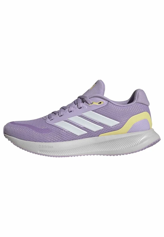 adidas Women's Runfalcon 5 Running Shoes, Powder Plum/FTWR White/Orange Tint, 7 UK