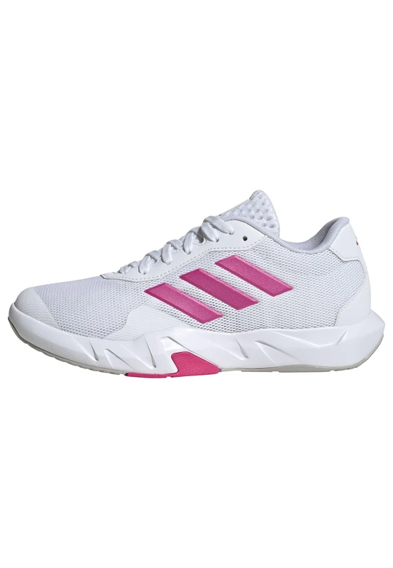 adidas Women's Amplimove Trainer Shoes, FTWR White/Shock Pink/Grey Two, 6 UK