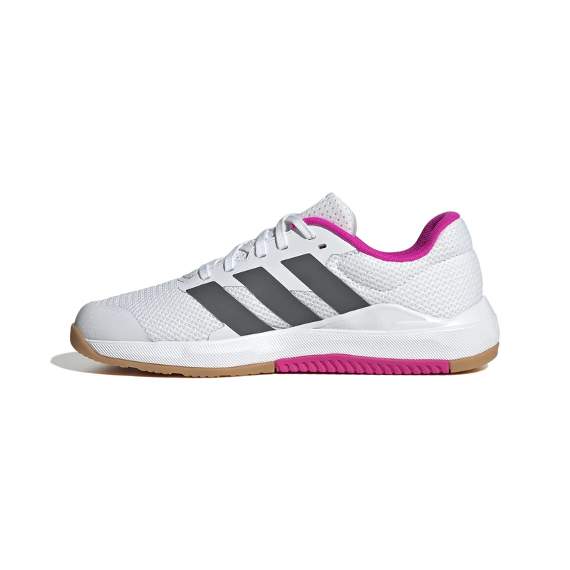 adidas Women's Dropset Base Training Shoes, Cloud White/Grey Five/Shock Pink, 9 UK