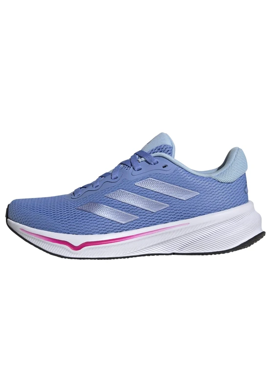 adidas Women's Response Runner Shoes, Blue Fusion/Blue Spark met./Shock Pink, 5 UK