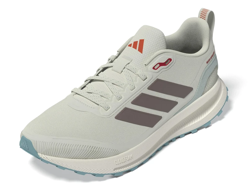adidas Men's RUNFALCON 5 TR Running Shoes, Alumina/Warm Clay/Mint ton, 9 UK