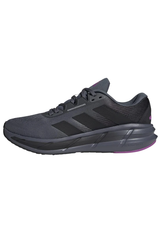 adidas Men's Questar 3 Running Shoes, Onix/core Black/Purple Burst, 9.5 UK
