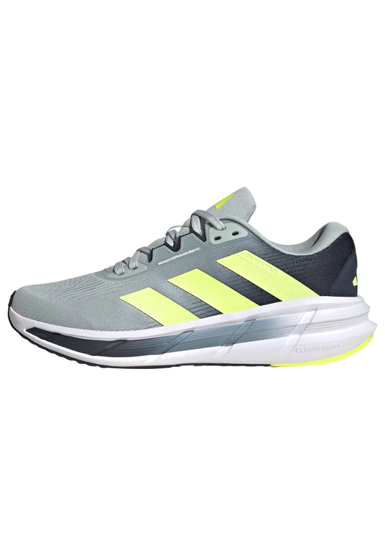 adidas Men's Questar 3 Running Shoes, Wonder Silver/hi-res Yellow/Aurora Ink, 7.5 UK