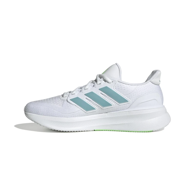 adidas Men's Ultrarun 5 Running Shoes, FTWR White/Mint ton/Lime Burst, 11.5 UK