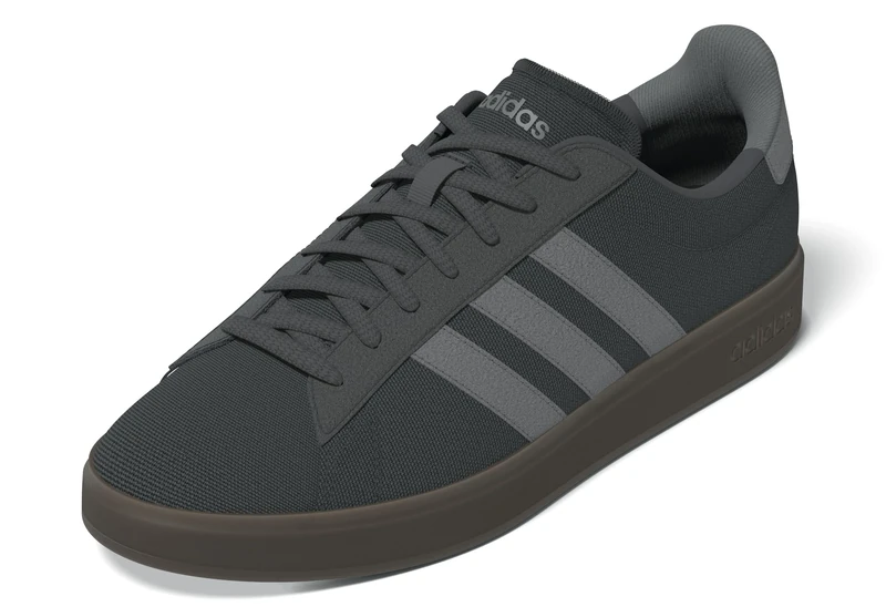 adidas Men's Grand Court 2.0 Shoes, Grey Five/Grey Three/GUM5, 11.5 UK