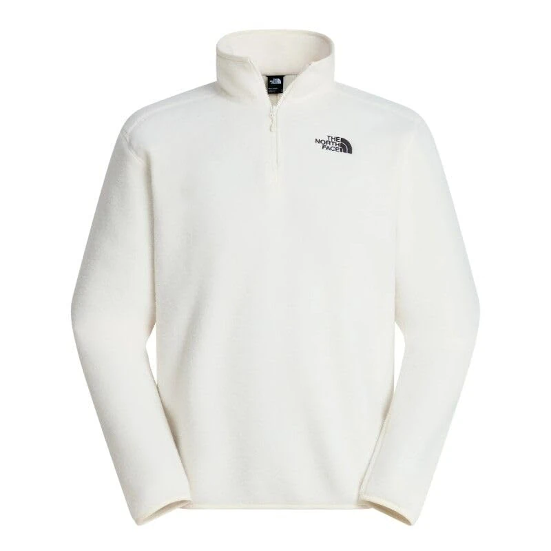 The North Face Men's Shispare 1/4 Zip Fleece Sweatshirt, White Dune, XS