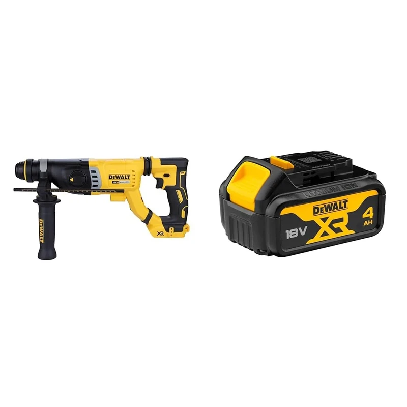 DEWALT DCH263N-XJ 18V XR Brushless 28mm SDS-Plus Hammer Drill - Bare Unit + DEWALT Battery