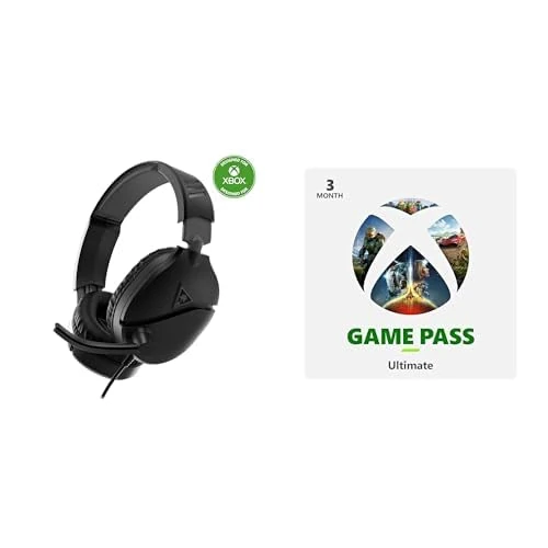 Turtle Beach Recon 70 Black Xbox + Xbox Game Pass Ultimate 3 Months