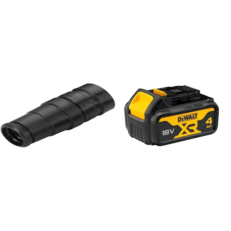 DEWALT DWV9120-XJ Dust Connection System Adapter + DEWALT Battery