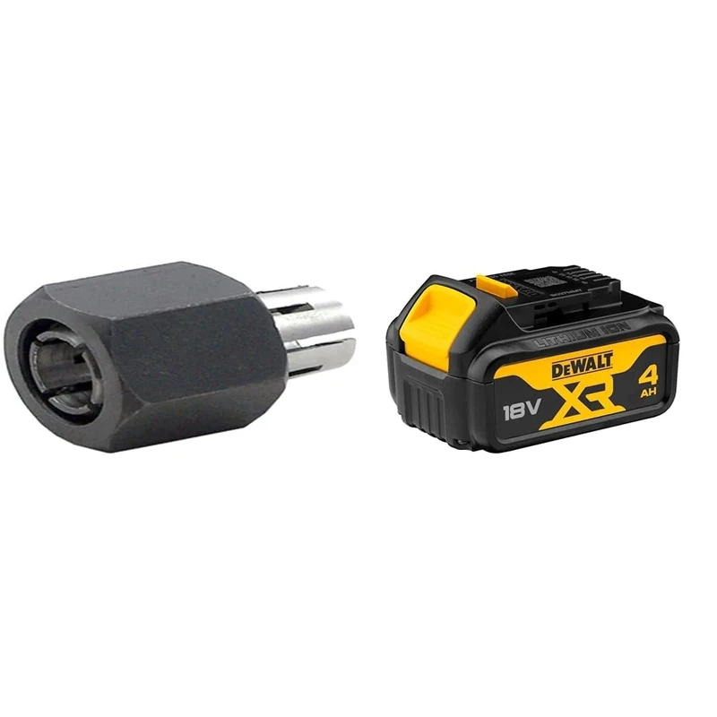 DeWalt DE6952-XJ Collet m. Nut, 8 mm for DW621 + DEWALT Battery