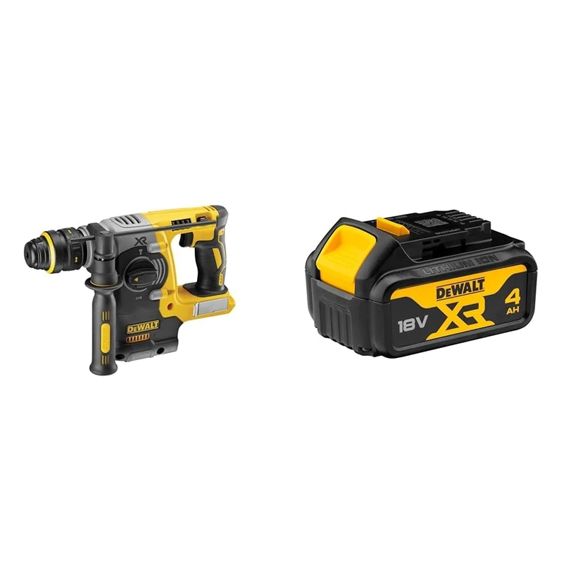 DEWALT DCH274N-XJ Rotary Hammer SDS-Plus 2 1J 400W 18V Black Yellow + DEWALT Battery