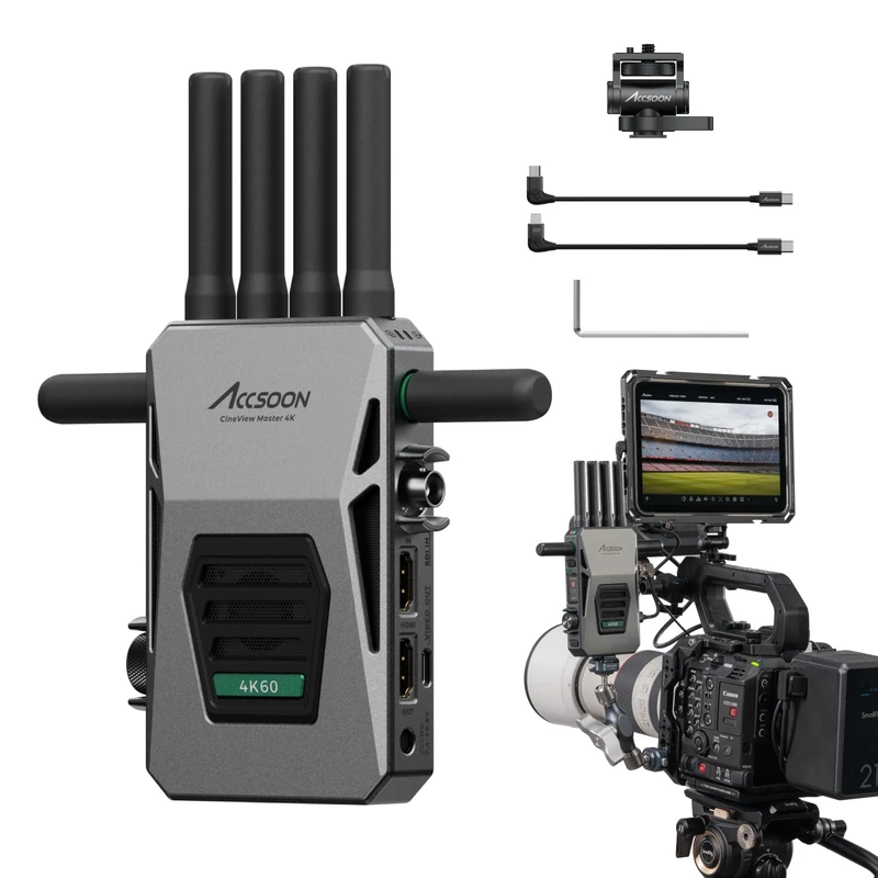 CineView Master 4K Transmitter - Wireless TX video transmitter with HDMI and SDI