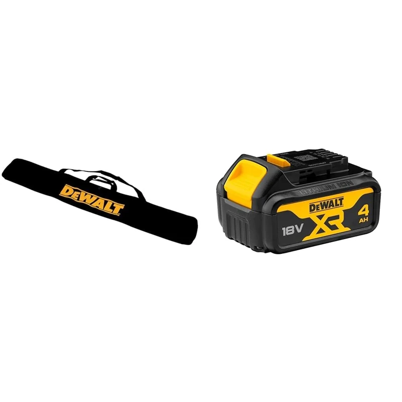 DEWALT DWS5025-XJ Guide Rail Carry Bag + DEWALT Battery