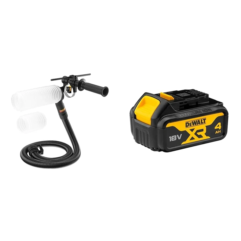 DEWALT DWH201D-XJ - Sistema de extracción de polvo para martillos SDS-Plus + DEWALT Battery