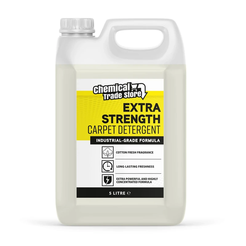 Chemical Trade Store - Carpet Detergent Shampoo | Fabric and Upholstery Cleaning Solution - 5 Litre