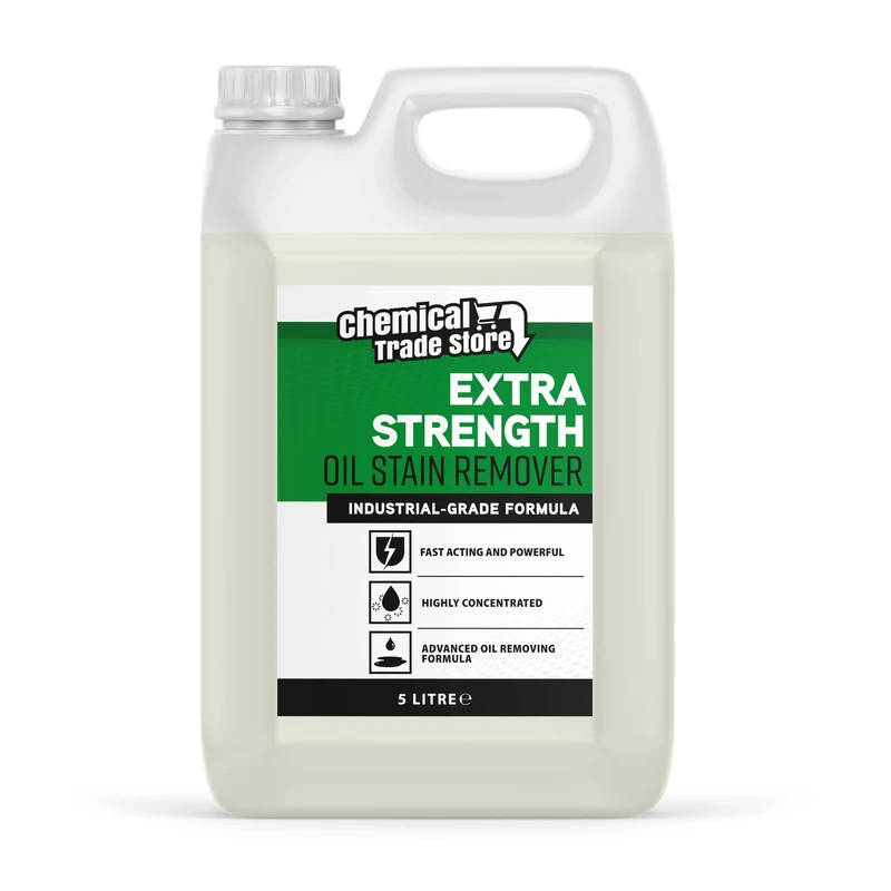 Chemical Trade Store - Oil Stain Remover | Removes Tough Stains from Driveways & Patios | Heavy Duty Cleaner & Degreaser - 5 Litre