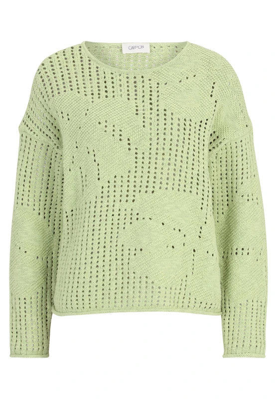 Cartoon Women's Knitted Crew Neck Jumper, Apple, 10
