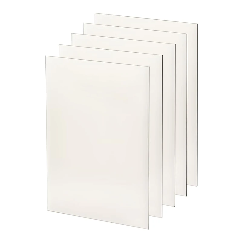 Kratki Fireplace Glass & Oven Glass Set of 5 310 x 300 mm Heat-resistant Fireplace Panel with Temperature Resistant up to 660 °C Thickness 4 mm - Image 1