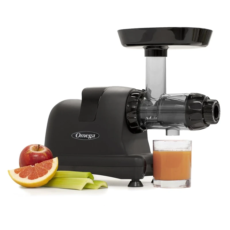 Omega J8006 J8227MBF Juice Extractor, Black