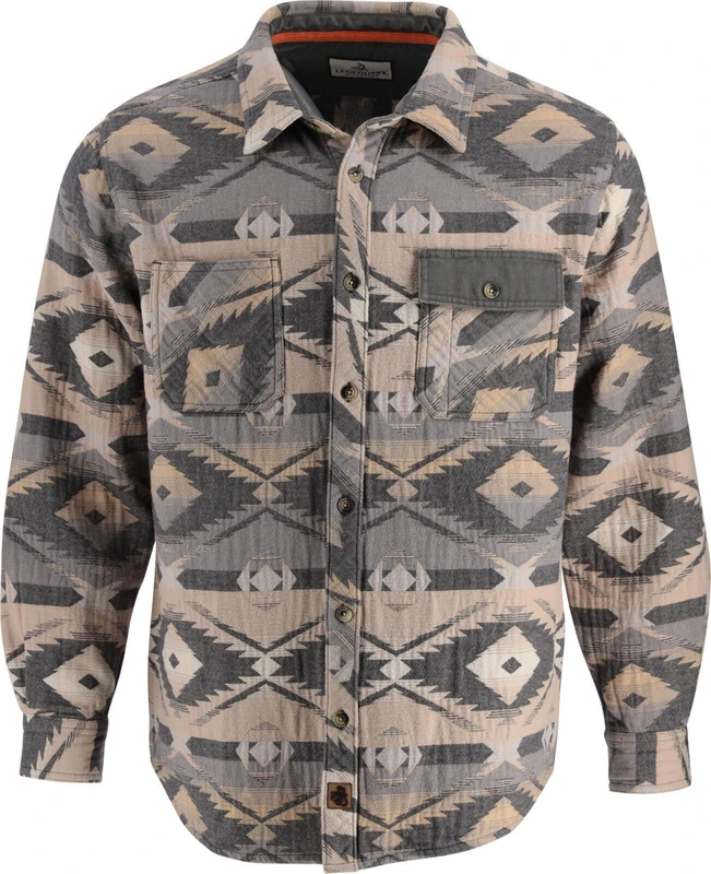 Legendary Whitetails Men's Harbor Heavyweight Flannel Shirt, Desert Dune, XL
