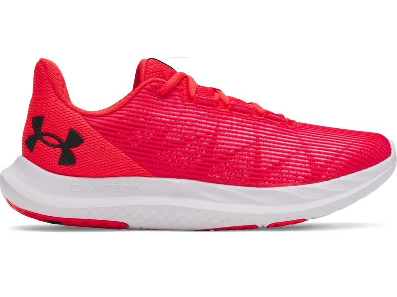 Under Armour Men's Charged Speed Swift, Lightweight and Ultra-Breathable Men's Runners, Running Shoes with Durable Rubber Outsole,Racer Red / Racer Red / Black,7.5