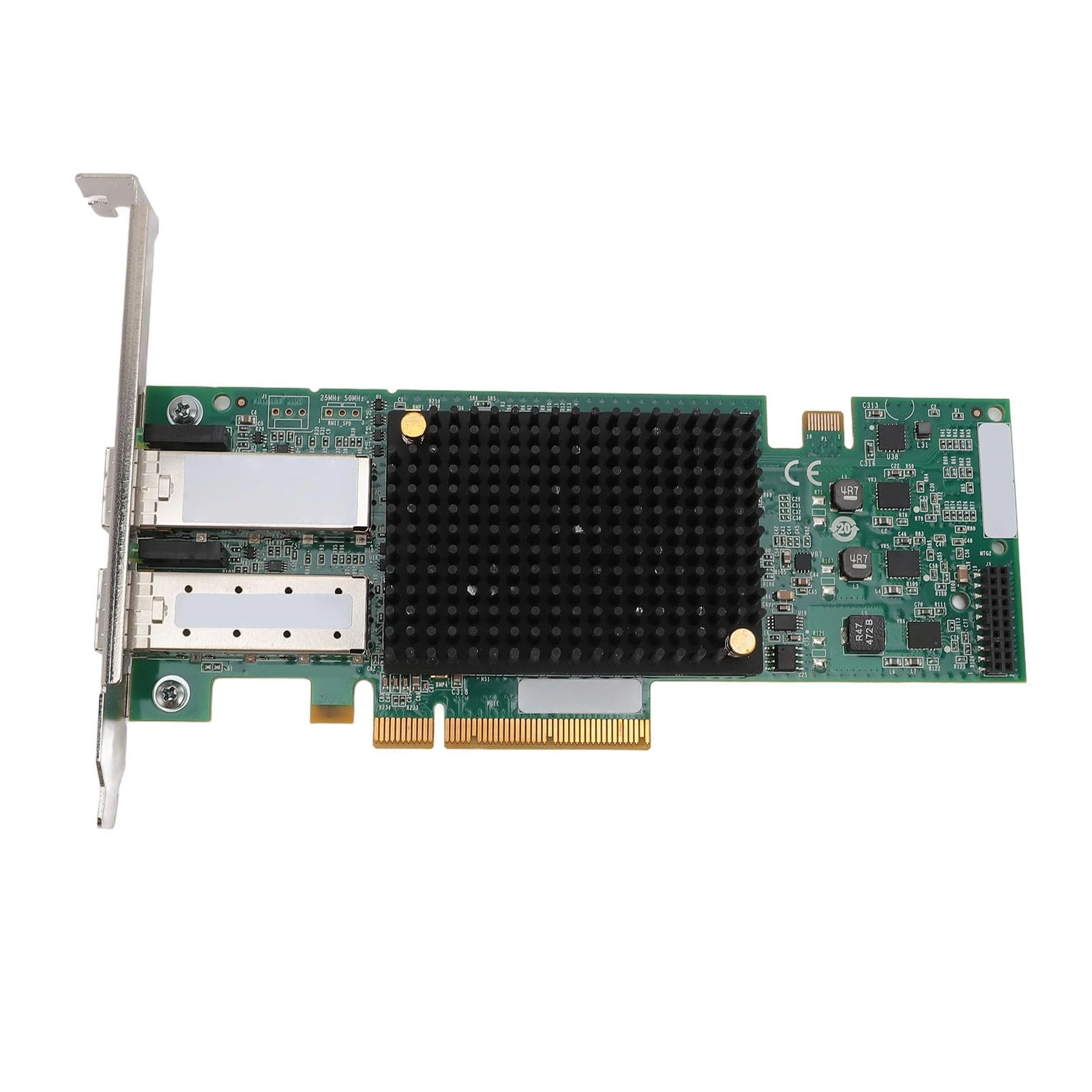 PCIE Network Card, CN1100E OCE11102 10GbE PCI Express Ethernet Adapter, Dual SFP+ Port Network Card PCIE X8 Interface for PC, Efficient Data Transmission