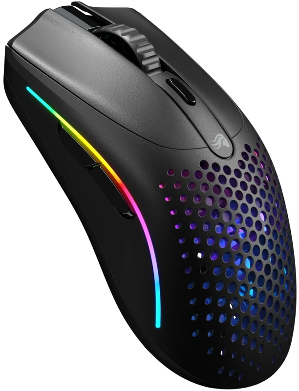 GLORIOUS Model O 2 Mini Wireless Gaming Mouse: Superlight 57g, up to 210hr Battery, Dual Wireless 2.4GHz and Bluetooth 5.2, 26K Optical Sensor, 80M Clicks, 6 Programmable Buttons, FPS Mouse - Black