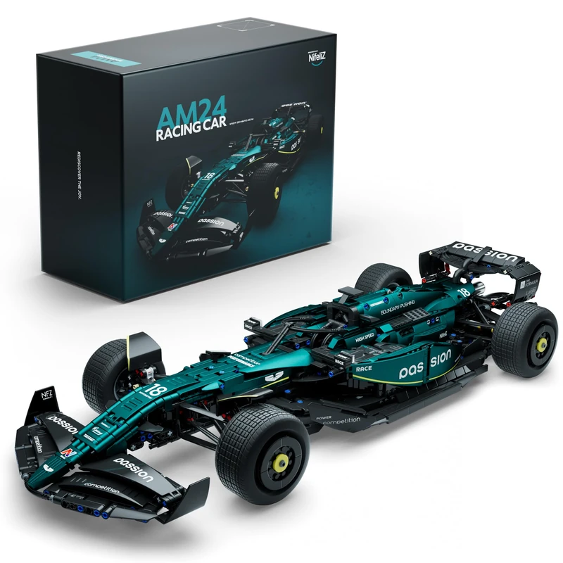Nifeliz AM24 Formula 1 Racing Car Building Set, 1:8 Scale Collectible Set for Adults, Authentically Detailed Build and Display Model for Home or Office Décor (2351PCS, NF10279)