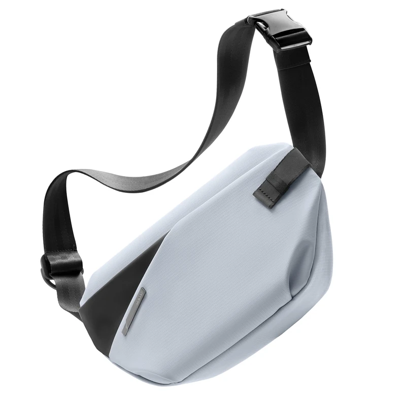 Inateck Sling Bag X-Lite, Lightweight Crossbody Shoulder Chest Belt Bum Bag with Quick-Adjust Strap, Water-Resistant Waist Fanny Pack for Men, Women, Travel, Daily Use, Cycling, Hiking, Gray Blue