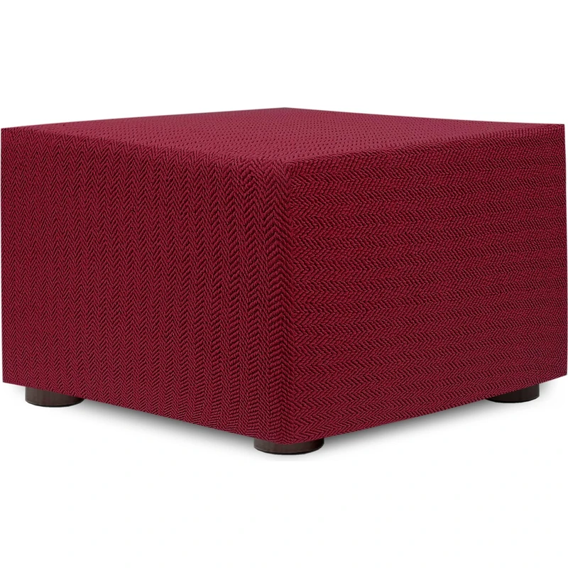 ECOMMERC3 | Cover for 40 x 40 Super Elastic Bi-Elastic Pouf - Bean Bag Cover Ecru Protective Breathable Anti-Wear, Easy to Put on and Remove Maximum Adaptability and Daily Protection