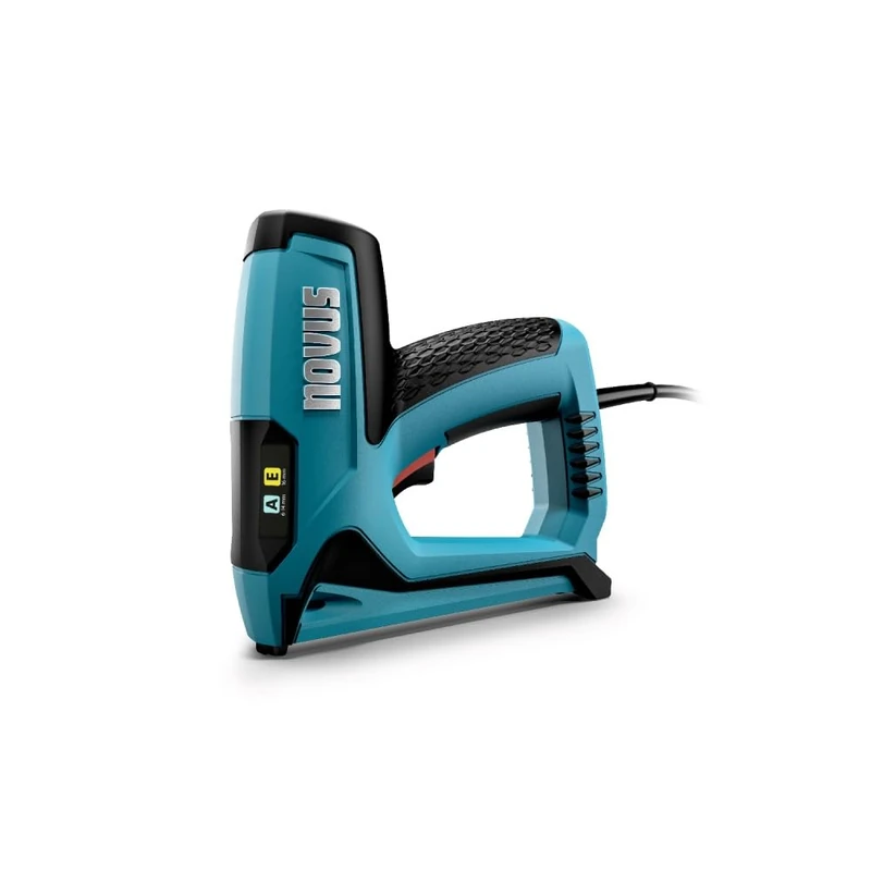 Novus Electric Stapler J-120 (for fine Wire Staples up to 14 mm and Nails up to 16 mm, Weight: 1.4 kg, Colour Blue, Hand Gun) 031-0362