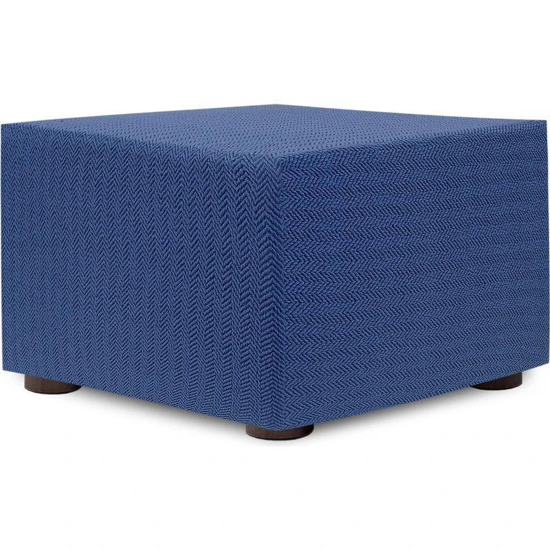 ECOMMERC3 | Cover for 40 x 40 Super Elastic Bi-Elastic Pouf - Bean Bag Cover Ecru Protective Breathable Anti-Wear, Easy to Put on and Remove Maximum Adaptability and Daily Protection