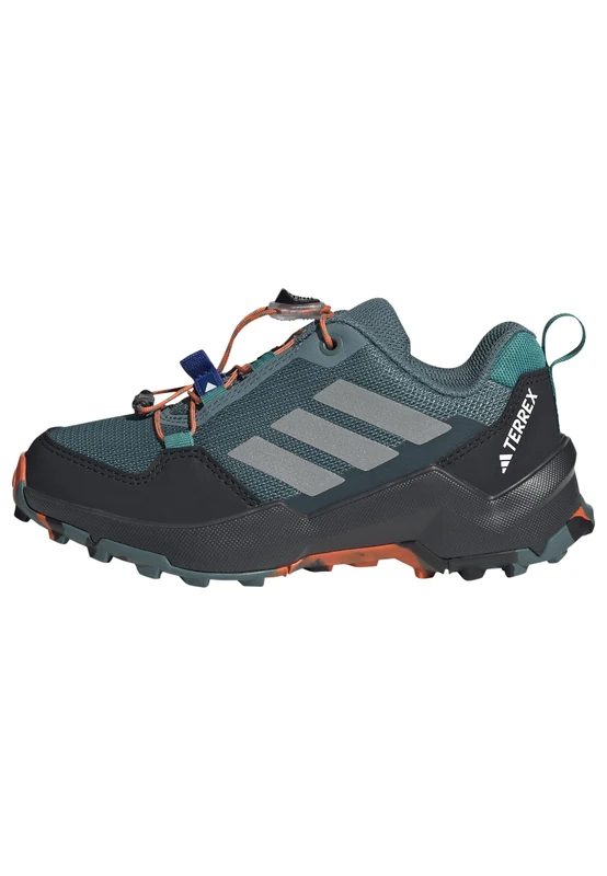 adidas Terrex AX4S Speed Lacing Hiking Shoes Kids, preloved Teal/Matte Silver/semi Impact Orange, 1 UK Child