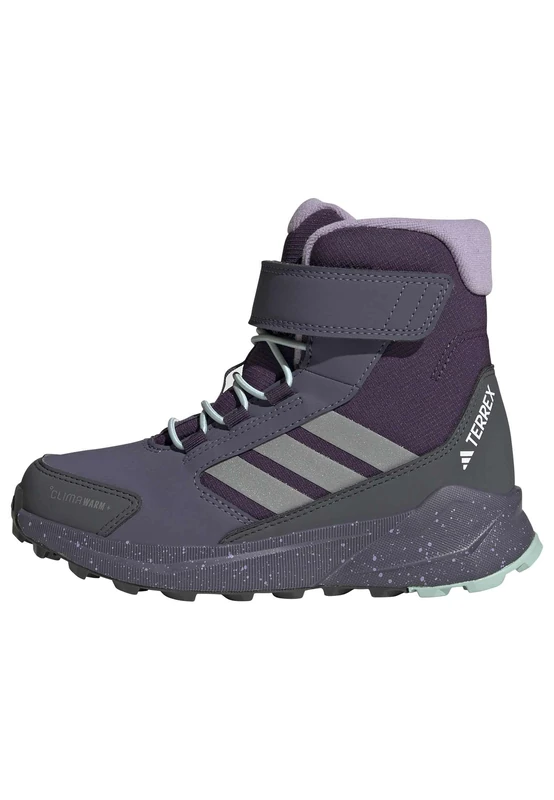 adidas Unisex Kids Terrex Trailmaker 2 High Climawarm+ Kids, Aurora Plum/Matte Silver/Semi Flash Aqua, 1.5 UK